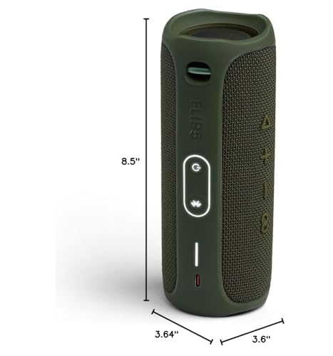 JBL FLIP 5, Waterproof Portable Bluetooth Speaker, Black, Small