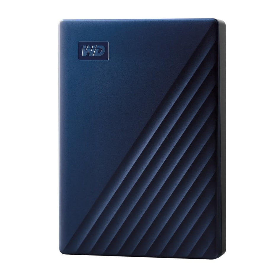 WD 6TB My Passport, Portable External Hard Drive, Blue, Backup Software with Defense Against ransomware, and Password Protection, USB 3.1/USB 3.0 Compatible - WDBR9S0060BBL-WESN