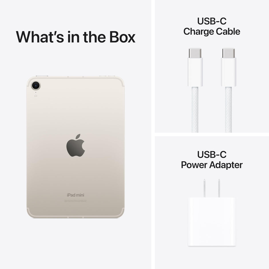 Apple iPad mini (A17 Pro): Apple Intelligence, 8.3-inch Liquid Retina Display, 128GB, Wi-Fi 6E, 12MP Front/12MP Back Camera, Touch ID, All-Day Battery Life — Blue