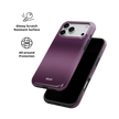 Violet Reverie | Purple Gradient Fluted Glass iPhone Case