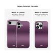 Violet Reverie | Purple Gradient Fluted Glass iPhone Case