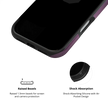 Violet Reverie | Purple Gradient Fluted Glass iPhone Case