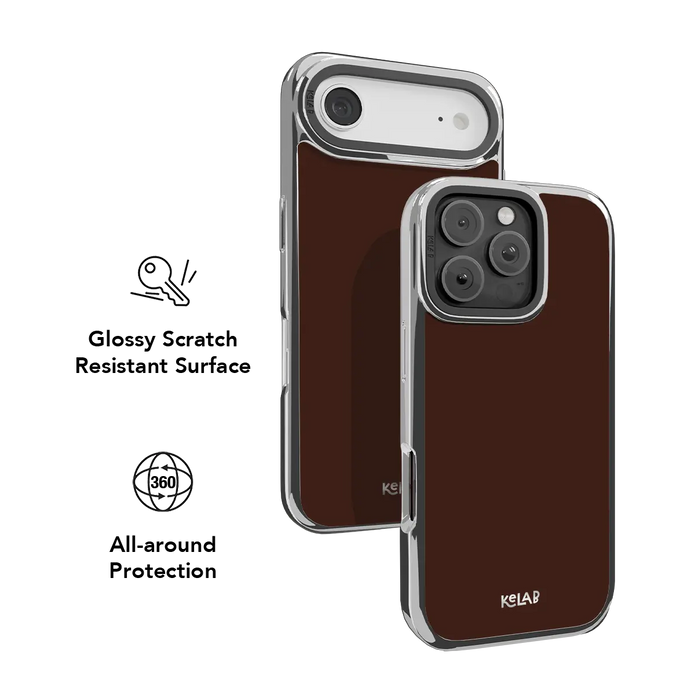 Espresso | Solid Rich Brown iPhone Case
