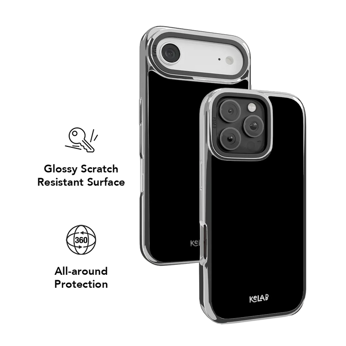 Solid Black | Minimalist Black iPhone Case