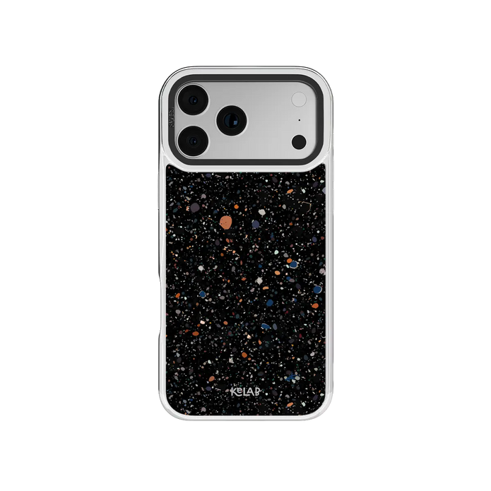 Obsidian Mist | Black Paint Splatter iPhone Case