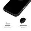 Obsidian Mist | Black Paint Splatter iPhone Case