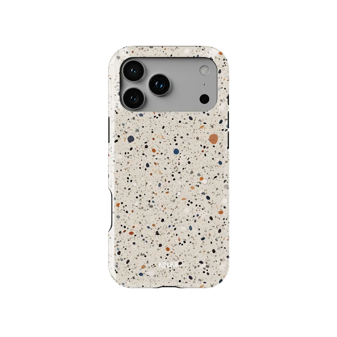 Ivory Haze | Ivory Paint Splatter iPhone Case