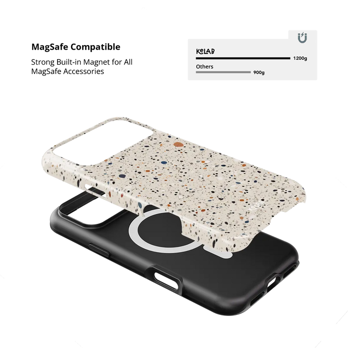 Ivory Haze | Ivory Paint Splatter iPhone Case