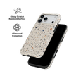 Ivory Haze | Ivory Paint Splatter iPhone Case
