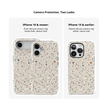 Ivory Haze | Ivory Paint Splatter iPhone Case