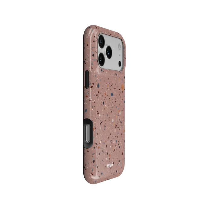 Rose Clay | Pink Paint Splatter iPhone Case