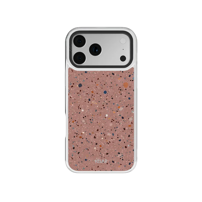 Rose Clay | Pink Paint Splatter iPhone Case