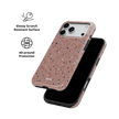 Rose Clay | Pink Paint Splatter iPhone Case