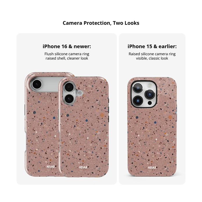 Rose Clay | Pink Paint Splatter iPhone Case