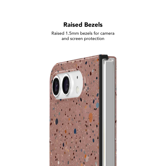Rose Clay | Pink Paint Splatter iPhone Case