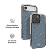Seaside Drift | Blue Paint Splatter iPhone Case