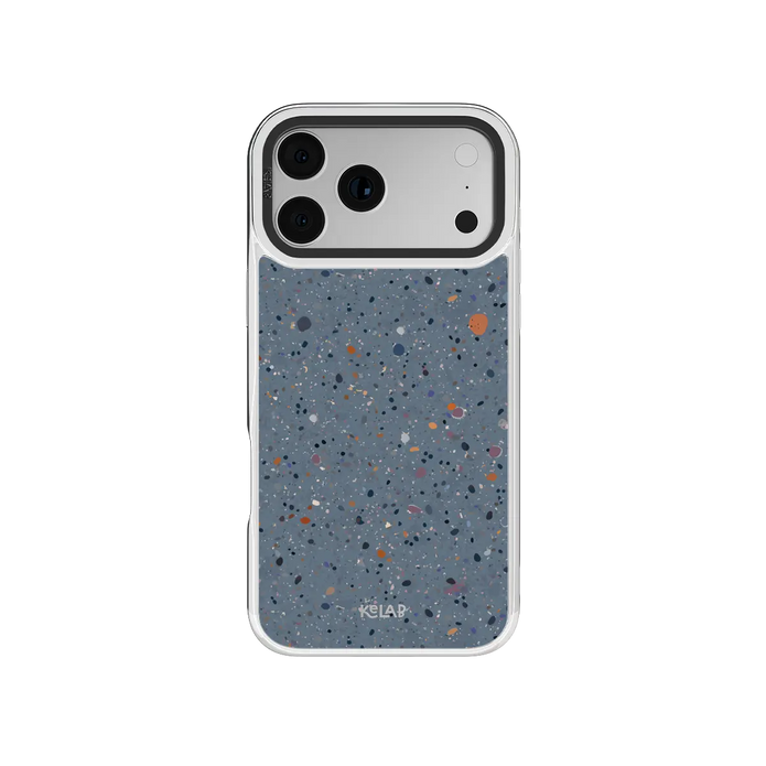 Seaside Drift | Blue Paint Splatter iPhone Case