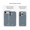 Seaside Drift | Blue Paint Splatter iPhone Case