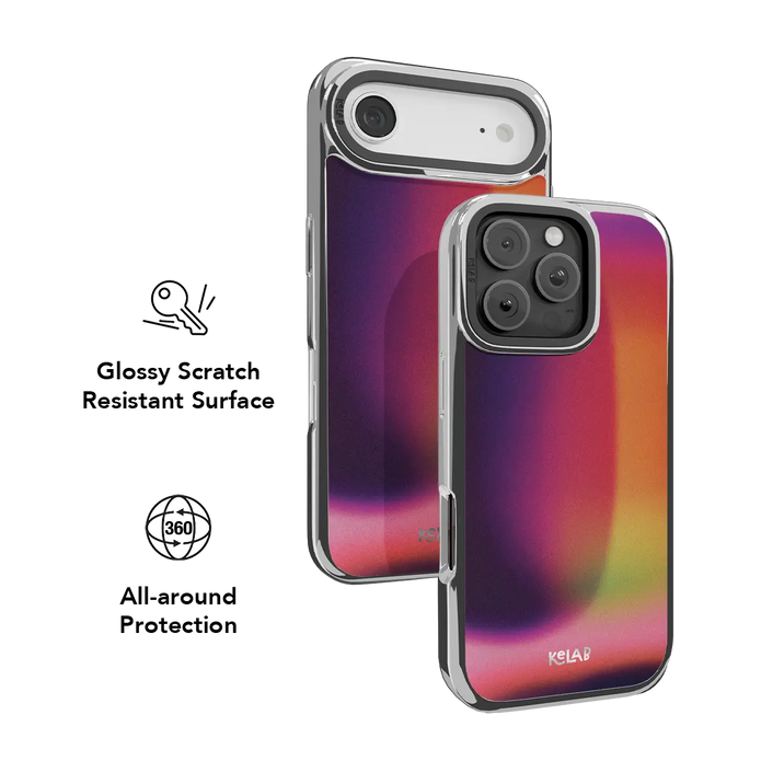 Lucid Ember | Purple Gradient Aura iPhone Case
