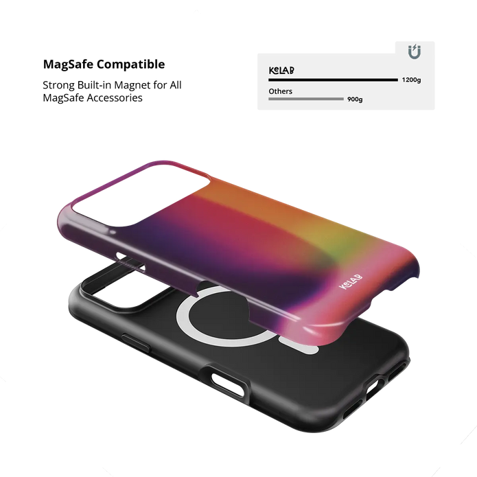 Lucid Ember | Purple Gradient Aura iPhone Case
