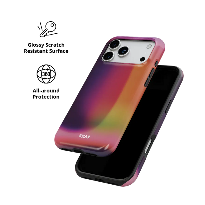 Lucid Ember | Purple Gradient Aura iPhone Case
