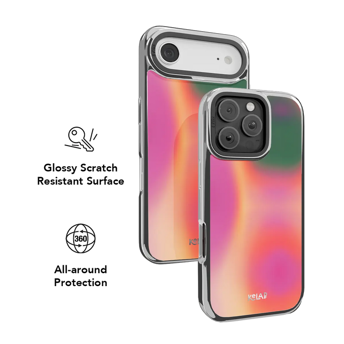 Aurora Pop | Colorful Gradient Aura iPhone Case