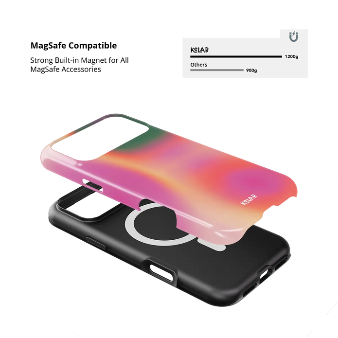 Aurora Pop | Colorful Gradient Aura iPhone Case