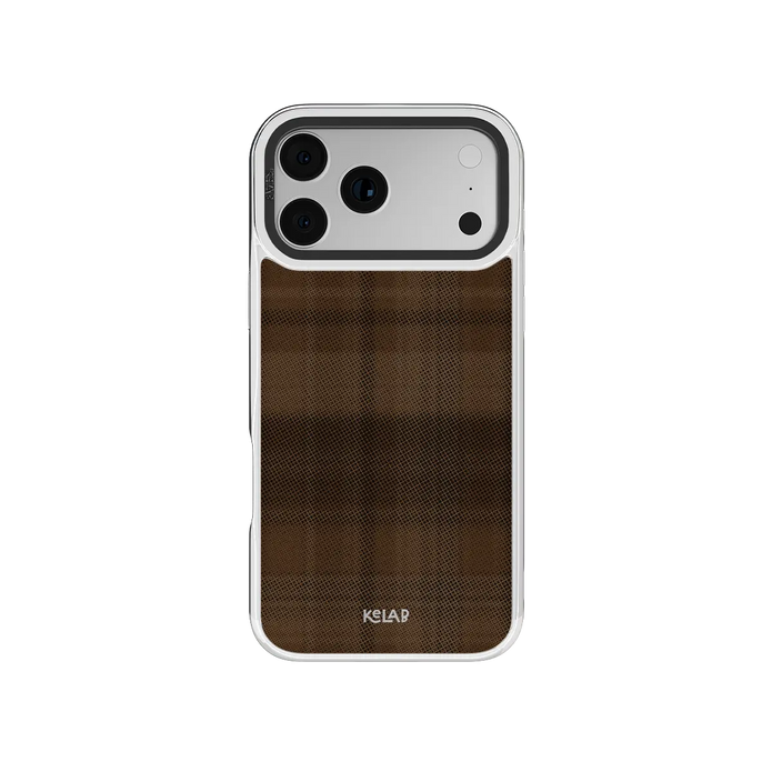 Chestnut | Brown Flannel Plaid iPhone Case