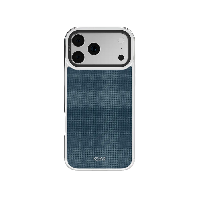 Denim | Blue Flannel Plaid iPhone Case
