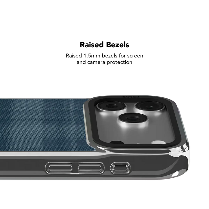 Denim | Blue Flannel Plaid iPhone Case