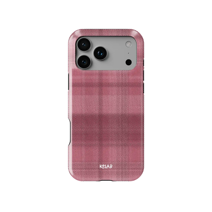 Rosé | Pink Flannel Plaid iPhone Case