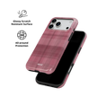 Rosé | Pink Flannel Plaid iPhone Case