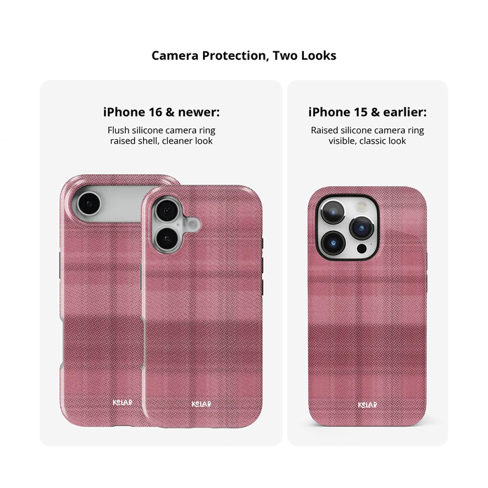 Rosé | Pink Flannel Plaid iPhone Case