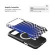 Blue Illusion | Blue Checkered Optical Illusion iPhone Case