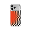 Sunflare | Orange Checkered Optical Illusion iPhone Case