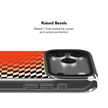 Sunflare | Orange Checkered Optical Illusion iPhone Case