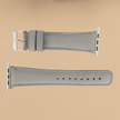 Apple Watch Grey Leather Strap - Boston