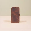Leather iPhone 17 Pro Max Wallet Case – Brown - Austin