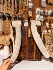 Evangeline Cowhide Backpack #48