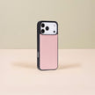 Leather iPhone 17 Pro Max Wallet Case – Pink - Austin