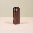 Leathere iPhone 17 Wallet Case – Brown - New York