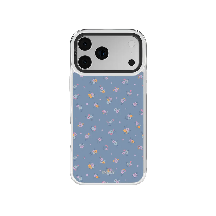 Tiny Meadow | Pastel Blue Floral iPhone Case