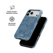 Cerulean | Dusty Blue Floral iPhone Case