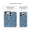 Cerulean | Dusty Blue Floral iPhone Case