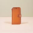Leather iPhone 17 Pro Max Wallet Case – Rustic Brown - Austin
