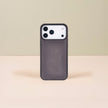 Leather iPhone 17 Pro Max Wallet Case – Gray - Austin