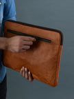 Zento Laptop Sleeve - Tan Brown