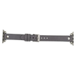 Apple Watch Dark Grey Leather Strap - Detroit