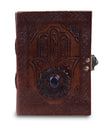 Handmade Leather Journal – Blue Topaz Notebook