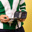 iPhone Case and Wallet with Long Strap - Navy